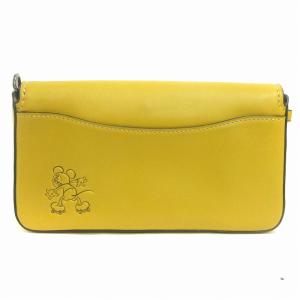 COACH ディズニーコラボ ショルダーバッグ 斜め掛け DK-20215 黄 イエロー 鞄 SM3