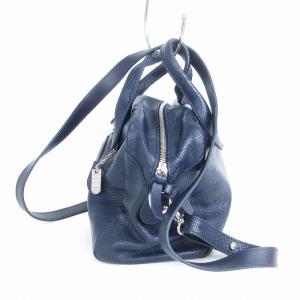 Longchamp クアドリ 2way ショルダーバッグ  ハンドバック 1202786006 紺 ネイビー 鞄