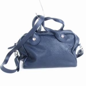 Longchamp クアドリ 2way ショルダーバッグ  ハンドバック 1202786006 紺 ネイビー 鞄