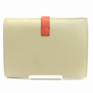 CELINE ミディアム ストラップ ウォレット 財布 二つ折り 小銭入れ 茶 ブラウン AA