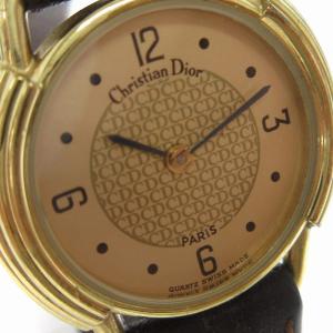 Christian Dior 腕時計 アナログ クオーツ 58.121 文字盤 茶 ブラウン ウォッチ SM3 AA