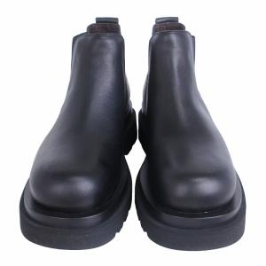 BOTTEGA VENETA LUG ANKLE BOOT ブラック 39
