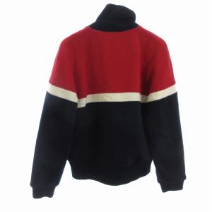 MONCLER ニット ダウンジャケット A209H8415605 ネイビー レッド M