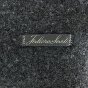 Faliero Sarti ストール マフラー ウール シルク混 グレー