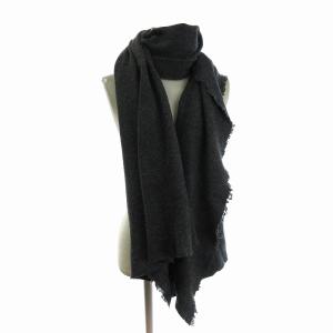 Faliero Sarti ストール マフラー ウール シルク混 グレー
