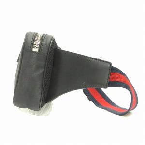 GUCCI ソフト GGスプリーム ボディバッグ ブラック