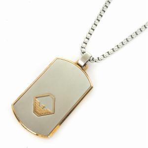 ネックレス ドックタグ イーグル プレート シルバーカラー アクセサリー SM3 AA