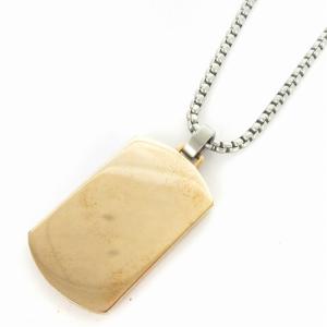 EMPORIO ARMANI ネックレス ドックタグ イーグル プレート シルバーカラー アクセサリー SM3 AA