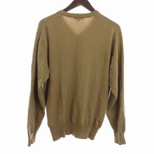 BURBERRY LONDON ニット セーター 長袖 無地 カシミヤ100％ BBT12-516-43 茶 ブラウン M