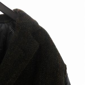 Needles ヘリンボーン ジャケット ハリスツイード LQ295 ブラウン M