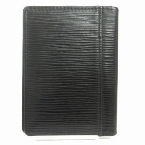 LOUIS VUITTON エピ ポルトカルト ヴェルティカル カードケース パスケース レザー M66552 黒 ブラック