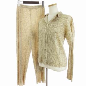 セットアップ パンツ シャツ ベージュ 2 3