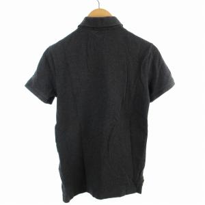 POLO RALPH LAUREN ポロシャツ 半袖 カットソー ロゴ刺繍 ワンポイント 無地 グレー XS