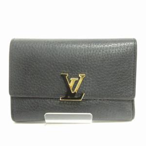 ポルトフォイユ カプシーヌ コンパクト M62157 ネイビー