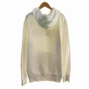 パーカー プルオーバー トレーナー スウェット ロゴ M 白 ホワイト  