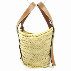 LOEWE バスケットバッグ アナグラム ベージュ ブラウン