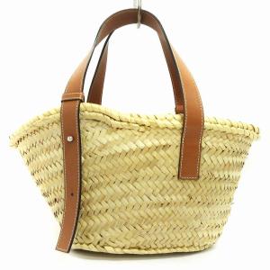 LOEWE バスケットバッグ アナグラム ベージュ ブラウン