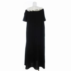 franche lippée ワンピース マキシ ロング レース M 黒 ブラック