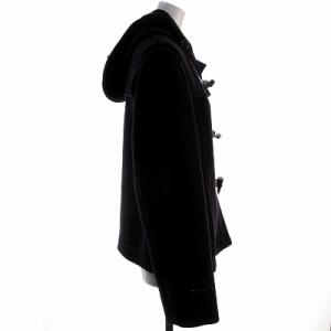 BURBERRY LONDON ダッフルコート ショート丈 ノバチェック 40 L 紺 ネイビー FN361-951-28