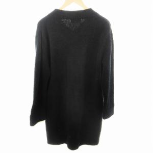gelato pique タグ付き Joel Robuchon ニット セーター ルームウェア カシミヤ混スムーズィー Vネック F 黒 ブラック PWNT195122