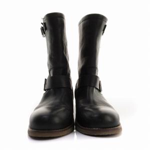 BEAUTY&YOUTH UNITED ARROWS エンジニアブーツ レザー 39 黒 ブラック