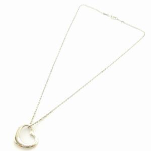 TIFFANY&Co. オープンハート ネックレス ペンダント 925 6.6g シルバー アクセサリー AA