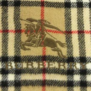 BURBERRY LONDON マフラー ノバチェック 総柄 ウール ベージュ
