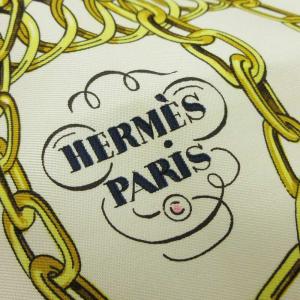 HERMES カレ90 EQUIPAGES スカーフ 馬車 大判 ホワイト ネイビー系