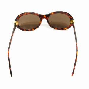 Cartier サングラス カラーレンズ べっ甲柄 茶 ブラウン アイウェア 140 AA