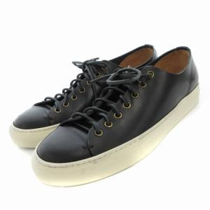 BUTTERO TANINO レザースニーカー シューズ ローカット 41 26.5cm 黒 ブラック B4006