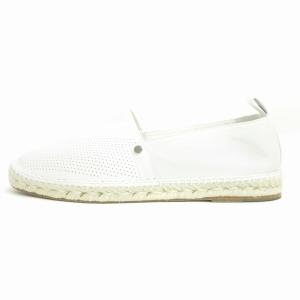 エスパドリーユ スリッポン 181351ZH ホワイト 26.5cm（2024/10/05買取 