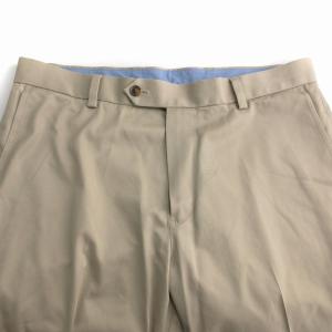 Brooks Brothers 346 パンツ スラックス コットン フルレングス W33/L32 ベージュ