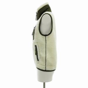 POLO RALPH LAUREN ボアベスト フリース ジップアップ 国内正規 刺繍 XS 白 ホワイト