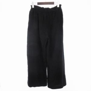 Y's イージー ワイドパンツ シルク混 YZ-P01-268 黒 ブラック 3 M位