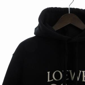 LOEWE アナグラム フーディー パーカー H526Y25X08 ブラック XS