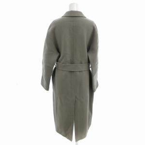 SHIPS PRIMARY NAVY LABEL チェスターコート 比翼 ベルト付き 38 M グレージュ