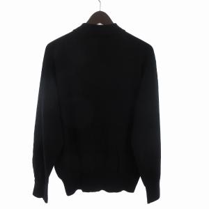 COMME des GARCONS HOMME PLUS 90s セーター ニット 長袖 モックネック ウール 無地 PN-050020 黒 ブラック