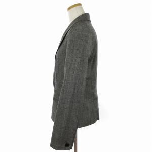 BURBERRY LONDON テーラードジャケット ブレザー シングル 1B ウール グレー 40 L位 SM1