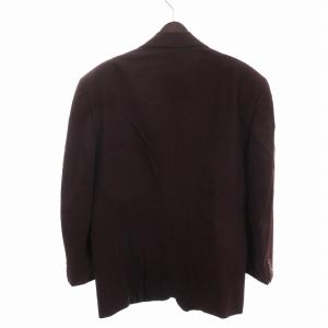 COMME des GARCONS HOMME PLUS 90s テーラードジャケット シングル 2B ウール 無地 背抜き PJ-11006M 赤系 M