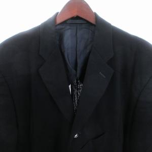 COMME des GARCONS HOMME PLUS テーラードジャケット シングル 背抜き 3B 田中期 AD1992 ウール 紺 ネイビー M