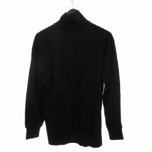 COMME des GARCONS HOMME PLUS 90s ニット セーター 長袖 タートルネック ウール 無地 PT-050290 黒 ブラック