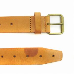 COMME des GARCONS HOMME PLUS ベルト ハトメ レザー 茶 ブラウン 76 小物