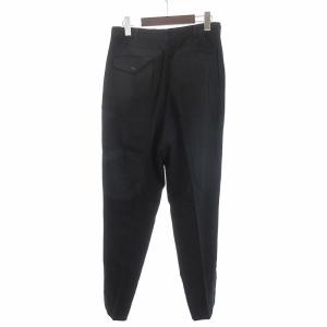 COMME des GARCONS HOMME PLUS 90s 田中期 パンツ スラックス ロング 裾ホック AD1993 PP-04008M 黒 ブラック M