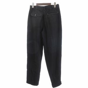 COMME des GARCONS HOMME PLUS 90s 田中期 パンツ スラックス ストレート ロング ステッチ AD1991 PP-11031S 黒 ブラック S