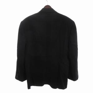 COMME des GARCONS HOMME PLUS 90s テーラードジャケット シングル 3B ウール 無地 背抜き PJ-11001S 黒 ブラック S
