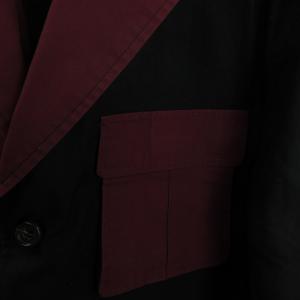 COMME des GARCONS HOMME PLUS テーラードジャケット 田中期 AD1989 ブラック レッド M