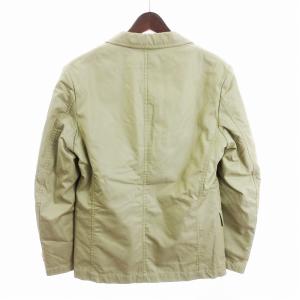 COMME des GARCONS テーラードジャケット シングル ライナー付き HT-J063 コットン ベージュ SS GY09