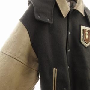 McGREGOR スタジャン ジャケット ヴィンテージ 刺繍 L 茶色 ブラウン オレンジ