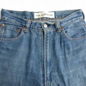 Shinzone HIGHT WAIST DENIM PA ハイウエスト デニム ジーンズ パンツ フルレングス 36 S 青 ブルー B00MSPA18