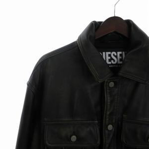 DIESEL L-RILEY ライダースジャケット ブラック XL